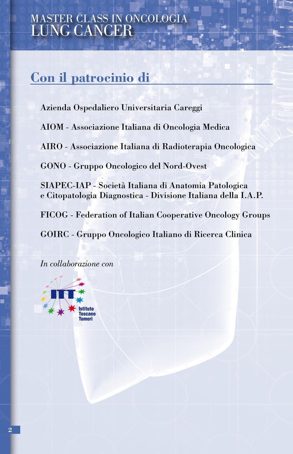 SIAPEC-IAP - Società Italiana di Anatomia Patologica e Citopatologia Diagnostica - Divisione Italiana della I.A.P. FICOG