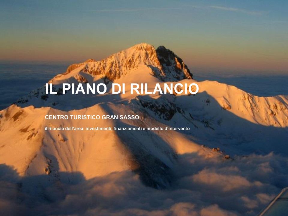 rilancio dell area: