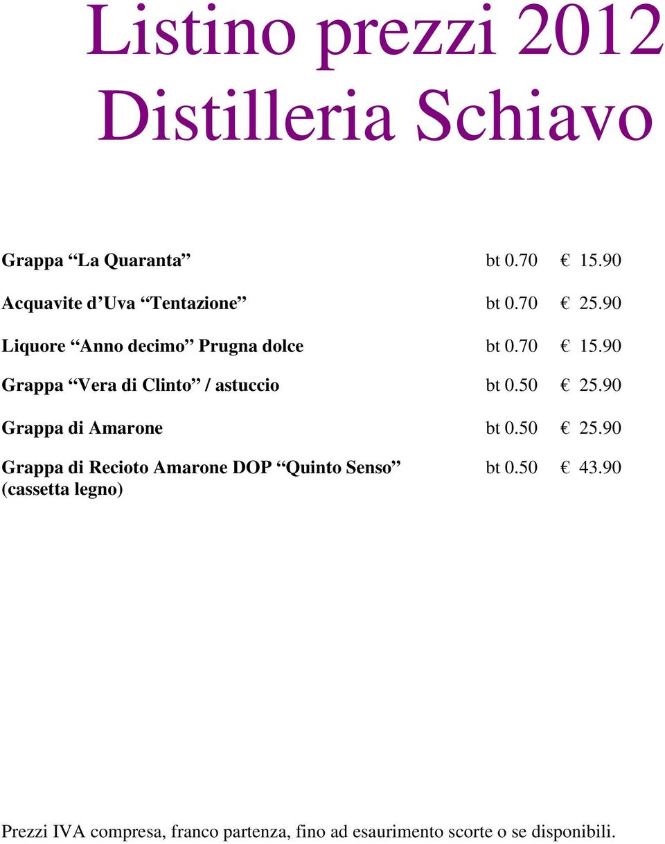 90 Liquore Anno decimo Prugna dolce bt 0.70 15.