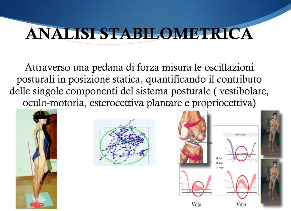 contributo delle singole componenti del sistema posturale (