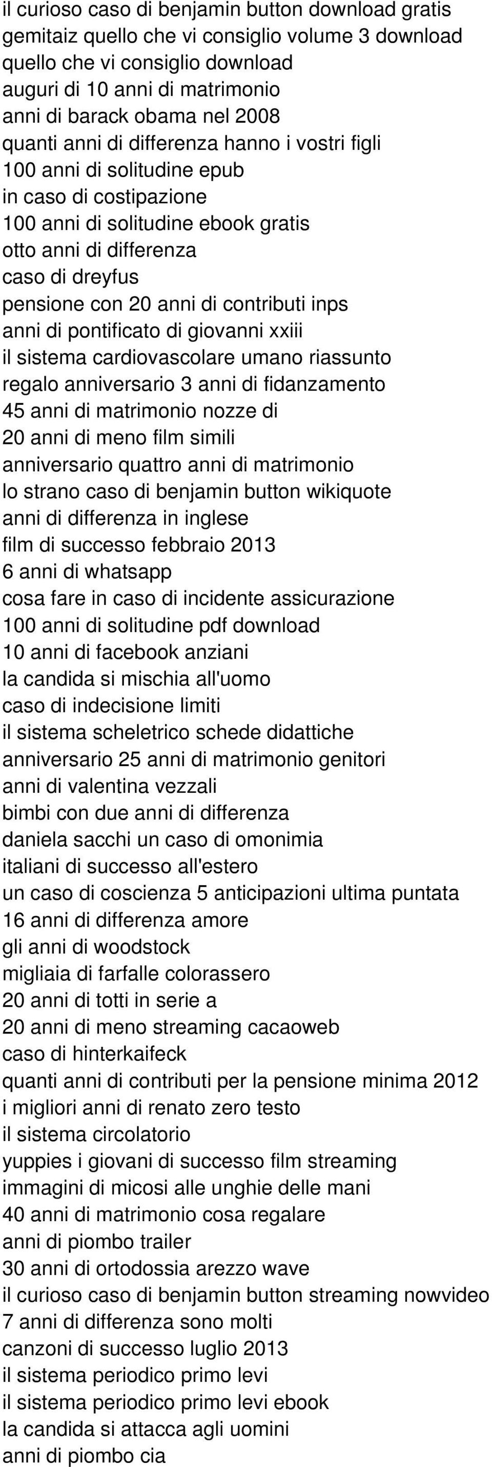 contributi inps anni di pontificato di giovanni xxiii il sistema cardiovascolare umano riassunto regalo anniversario 3 anni di fidanzamento 45 anni di matrimonio nozze di 20 anni di meno film simili