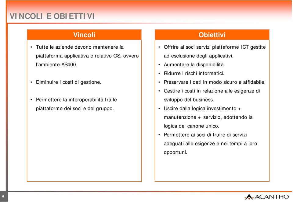 Aumentare la disponibilità. Ridurre i rischi informatici. Preservare i dati in modo sicuro e affidabile. Gestire i costi in relazione alle esigenze di sviluppo del business.