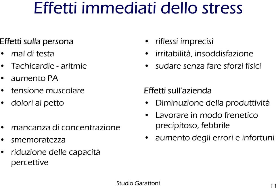 percettive riflessi imprecisi irritabilità, insoddisfazione sudare senza fare sforzi fisici Effetti sull