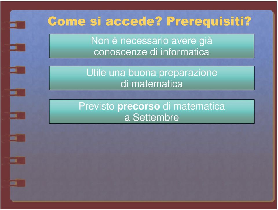 informatica Utile una buona preparazione