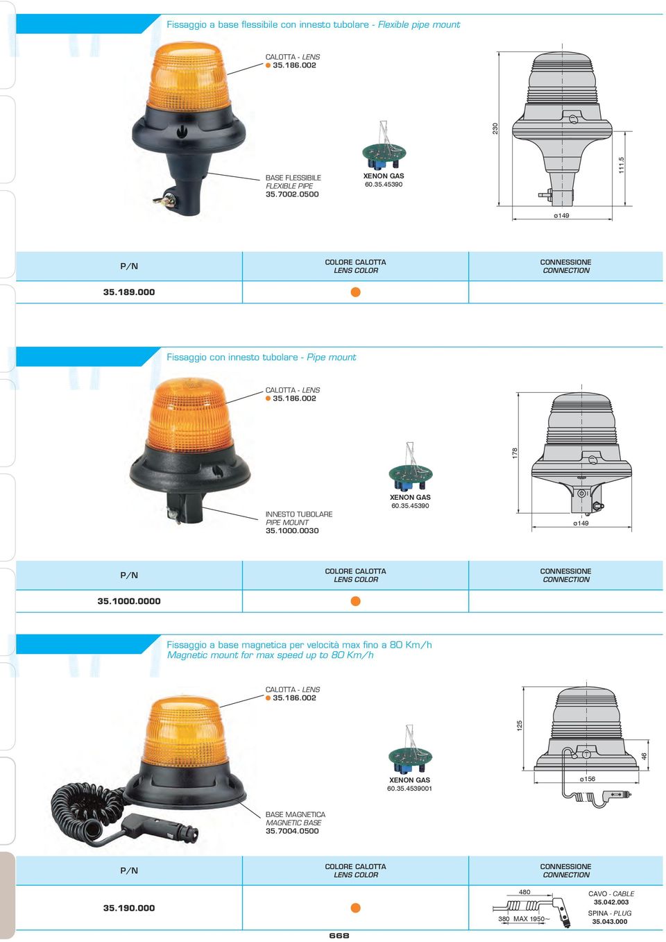 002 178 innesto tubolare pipe mount 35.1000.