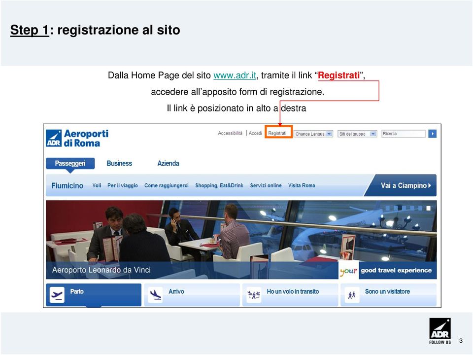 it, tramite il link Registrati, accedere all