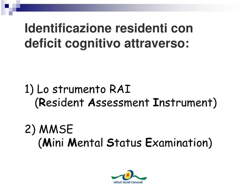 RAI (Resident Assessment Instrument)