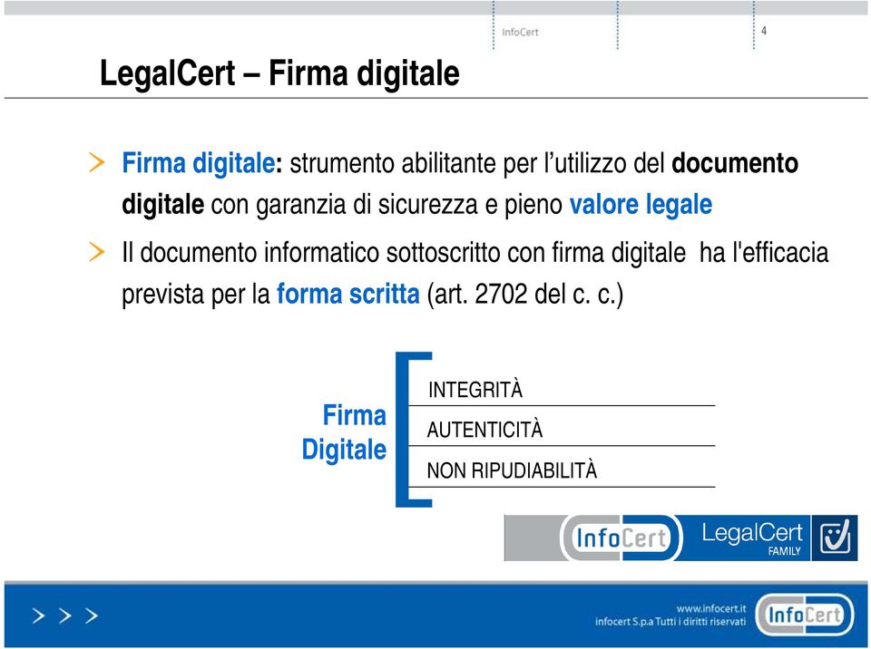 documento informatico sottoscritto con firma digitale ha l'efficacia prevista per