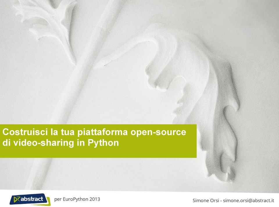Python per EuroPython 2013
