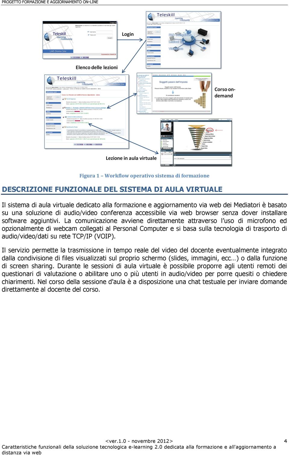 La comunicazione avviene direttamente attraverso l uso di microfono ed opzionalmente di webcam collegati al Personal Computer e si basa sulla tecnologia di trasporto di audio/video/dati su rete