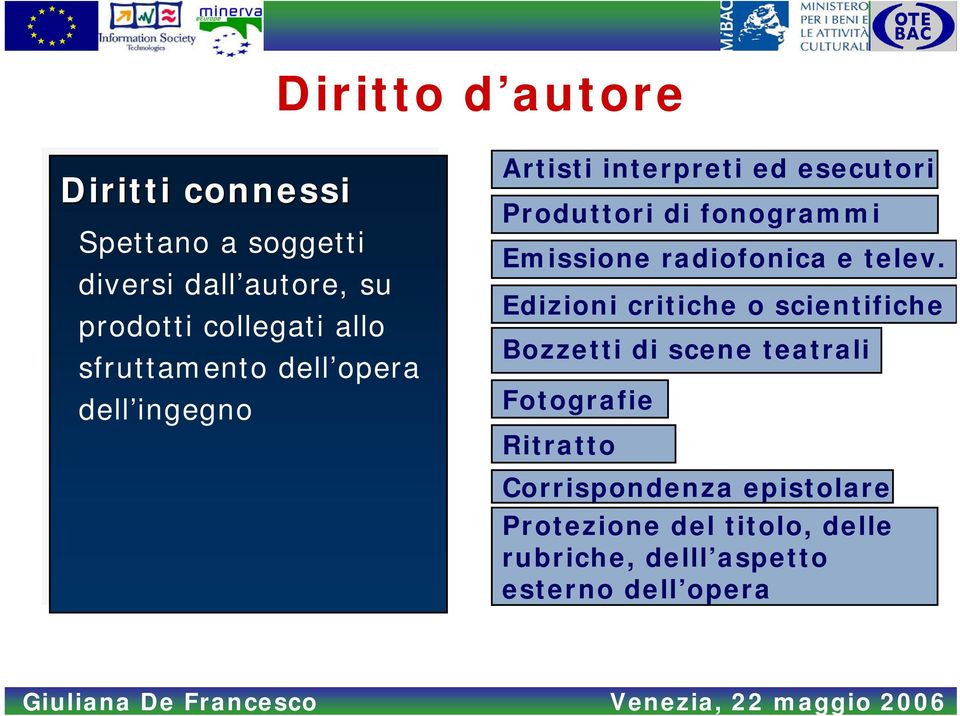 Emissione radiofonica e telev.