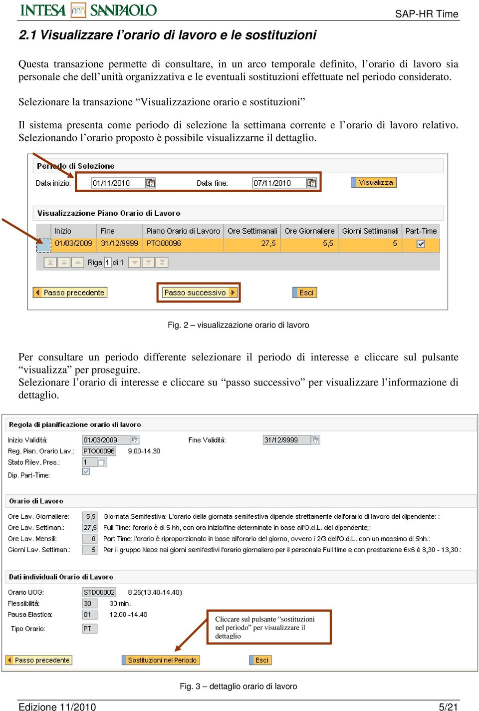 eventuali sostituzioni effettuate nel periodo considerato.