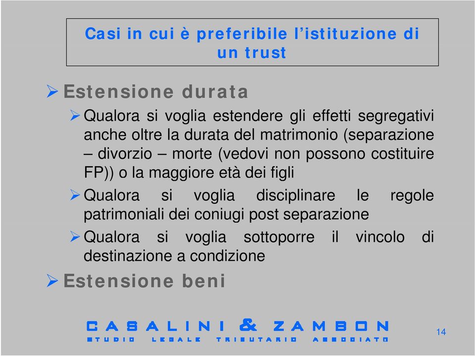 costituire FP)) olamaggiore età dei figli Qualora si voglia disciplinare le regole patrimoniali dei