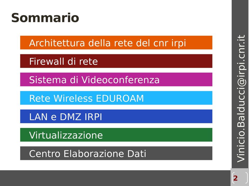 Videoconferenza Rete Wireless EDUROAM