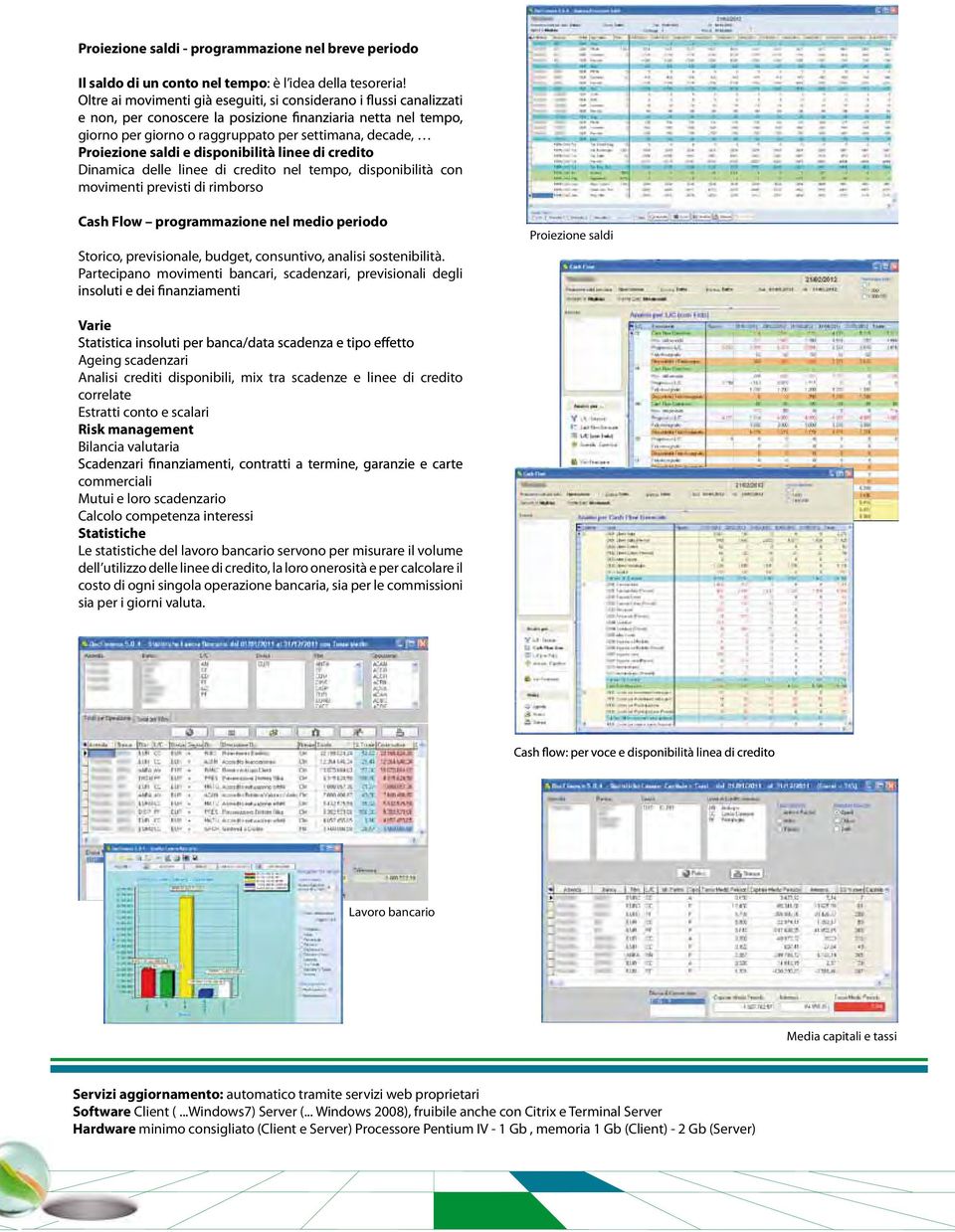 Cash Flow programmazione nel medio periodo Storico, previsionale, budget, consuntivo, analisi sostenibilità.