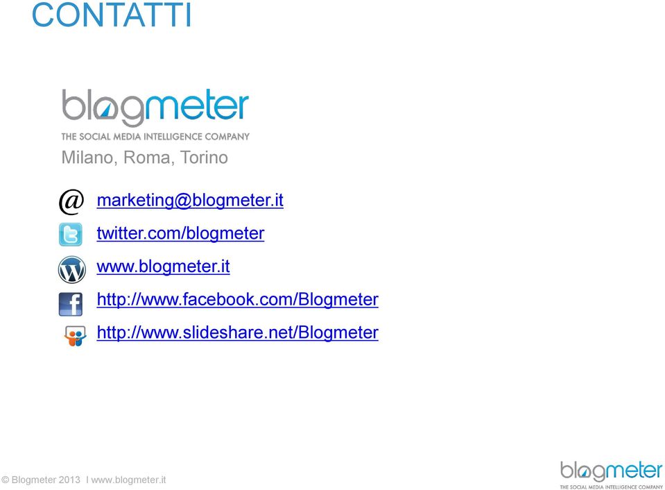 com/blogmeter www.blogmeter.it http://www.