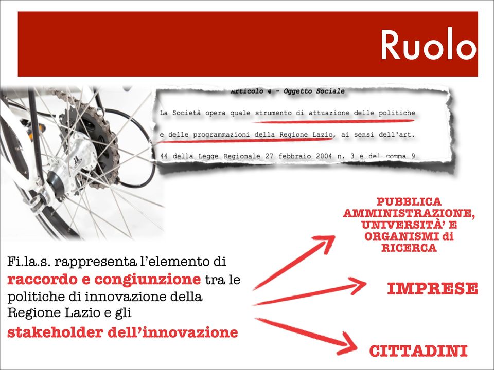 politiche di innovazione della Regione Lazio e gli