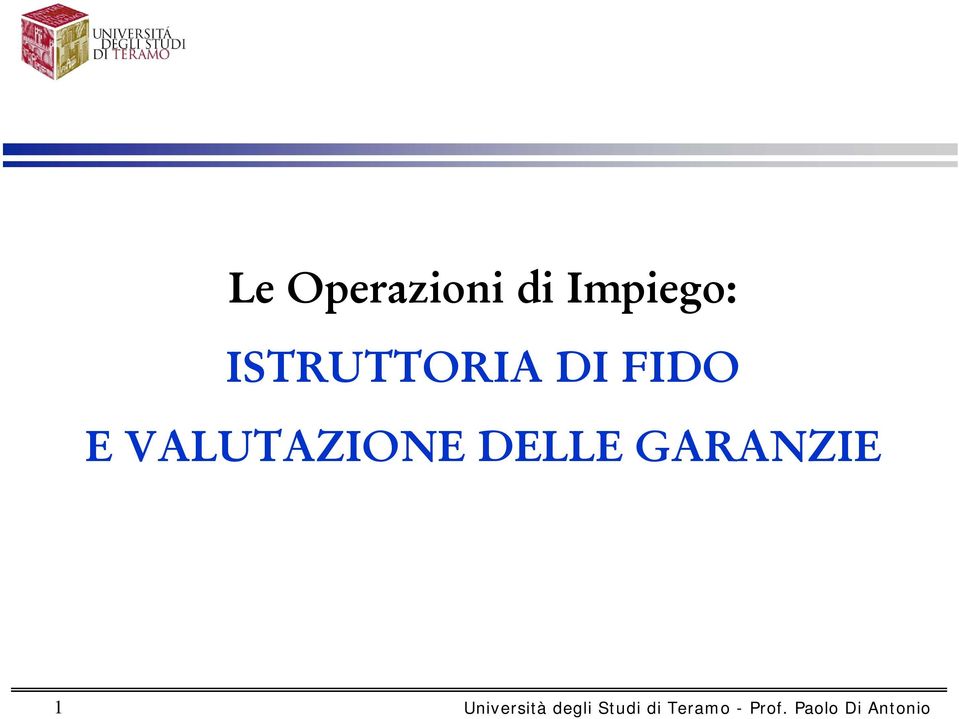 VALUTAZIONE