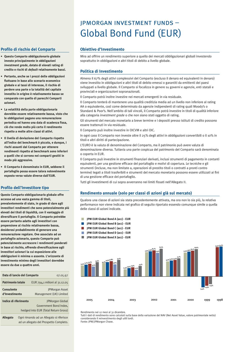 Pertanto, anche se i prezzi delle obbligazioni fluttuano in base allo scenario economico globale e ai tassi di interesse, il rischio di perdere una parte o la totalità del capitale investito in