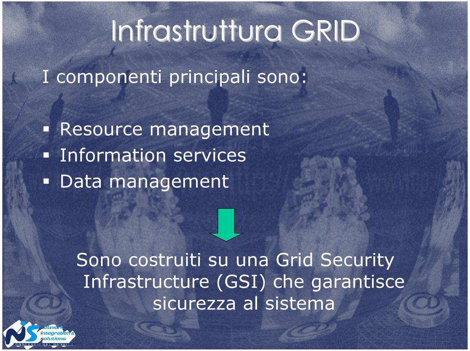 management Sono costruiti su una Grid Security