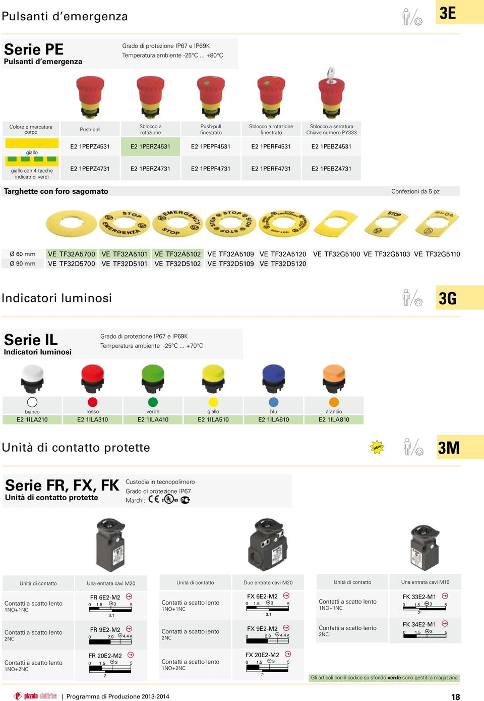 verdi E2 1PEPZ4531 E2 1PERZ4531 E2 1PEPF4531 E2 1PERF4531 E2 1PEBZ4531 E2 1PEPZ4731 E2 1PERZ4731 E2 1PEPF4731 E2 1PERF4731 E2 1PEBZ4731 Targhette con foro sagomato Confezioni da 5 pz Ø 60 mm VE