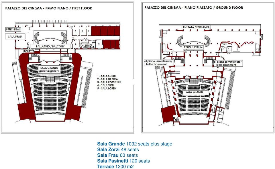 Sala Frau 60 seats Sala