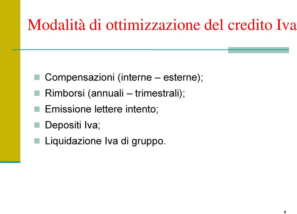 (annuali trimestrali); Emissione lettere