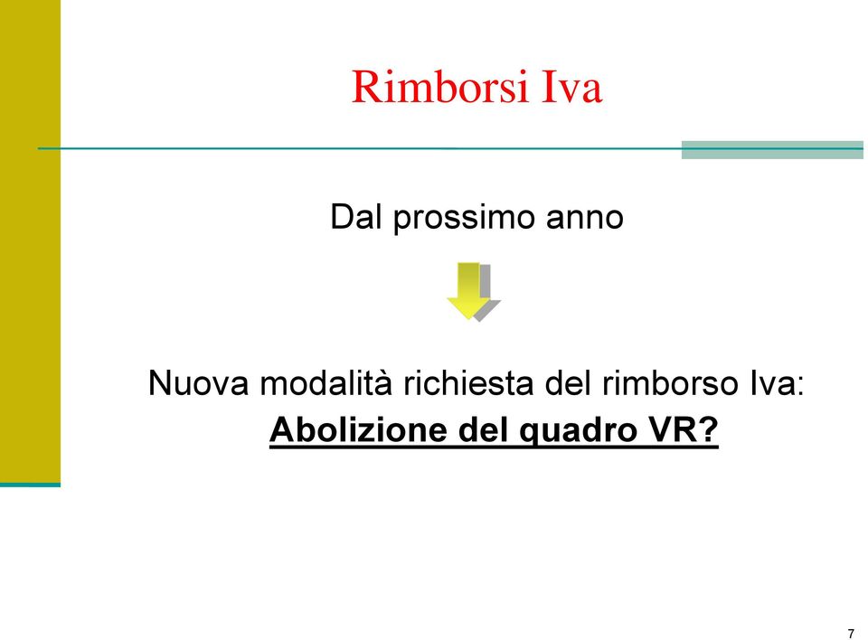 richiesta del rimborso