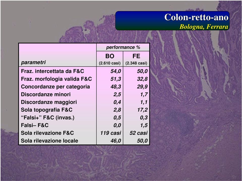 topografia F&C Falsi+ F&C (invas.