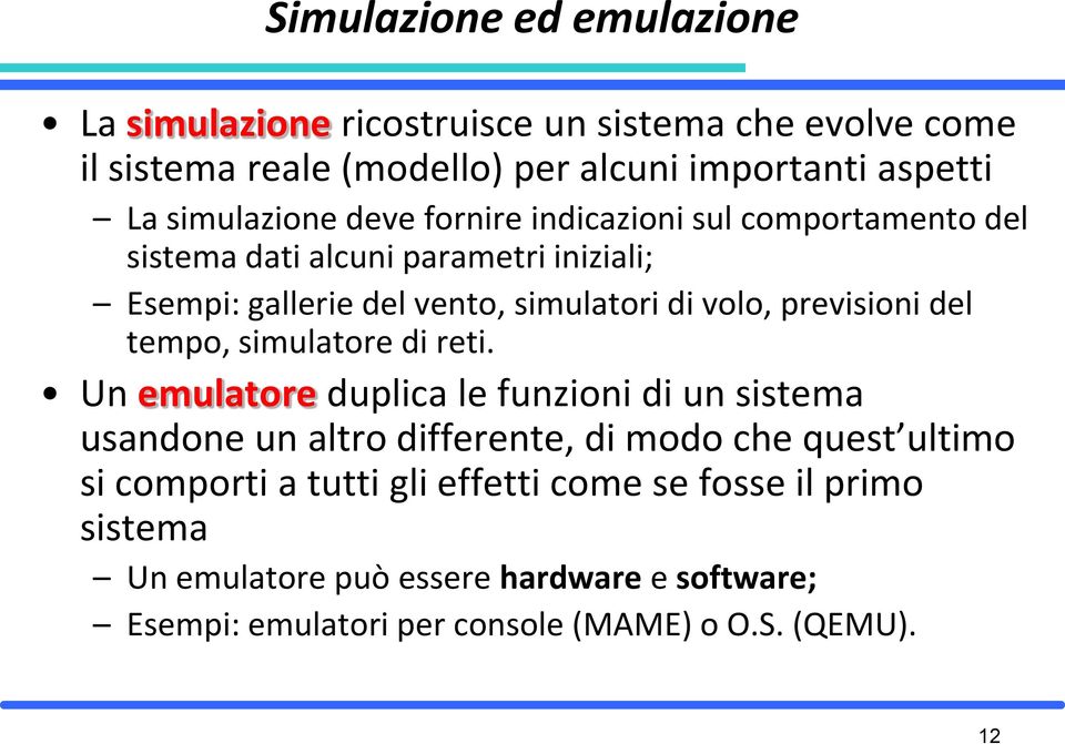 previsioni del tempo, simulatore di reti.