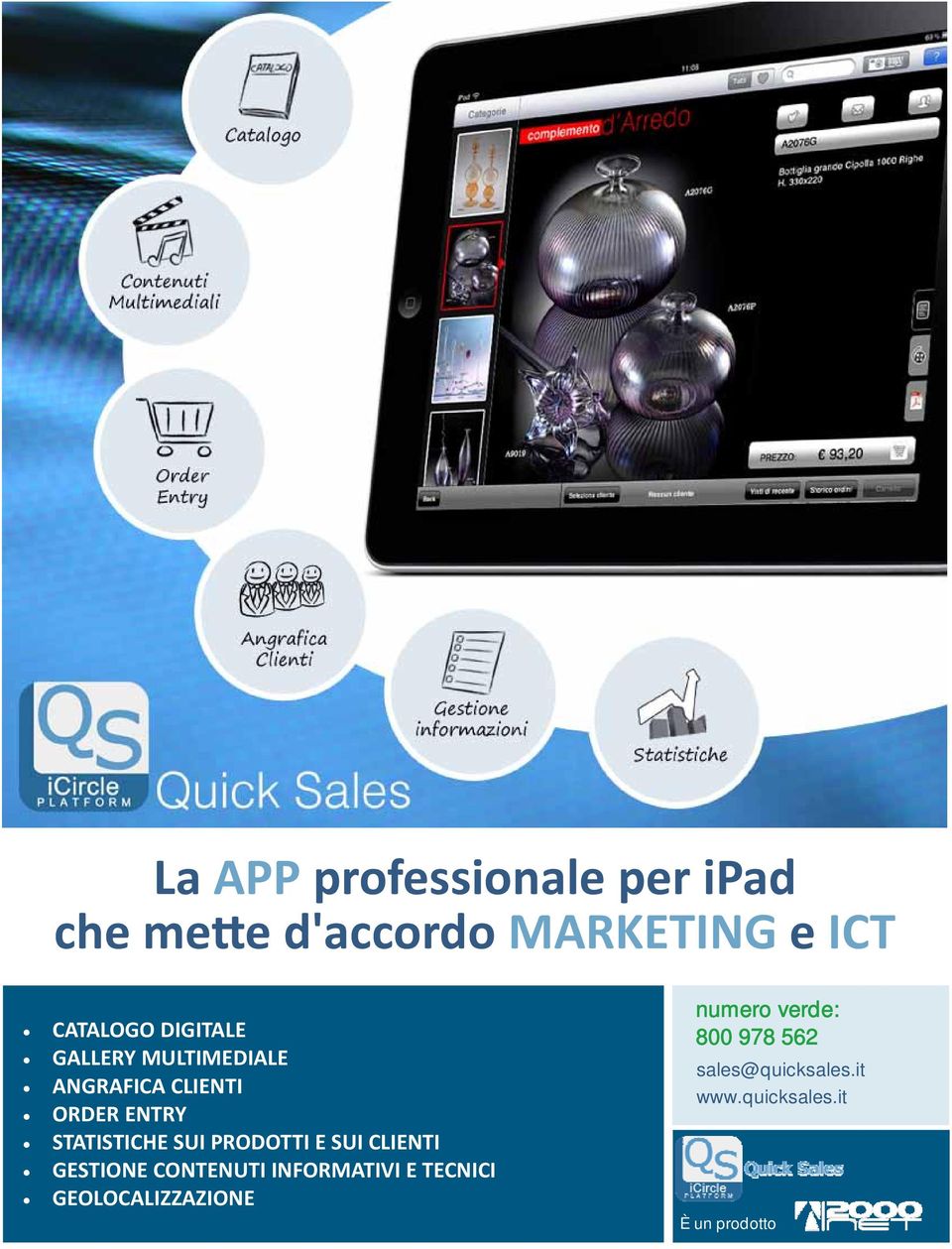 ORDER ENTRY STATISTICHE SUI PRODOTTI E SUI CLIENTI GESTIONE