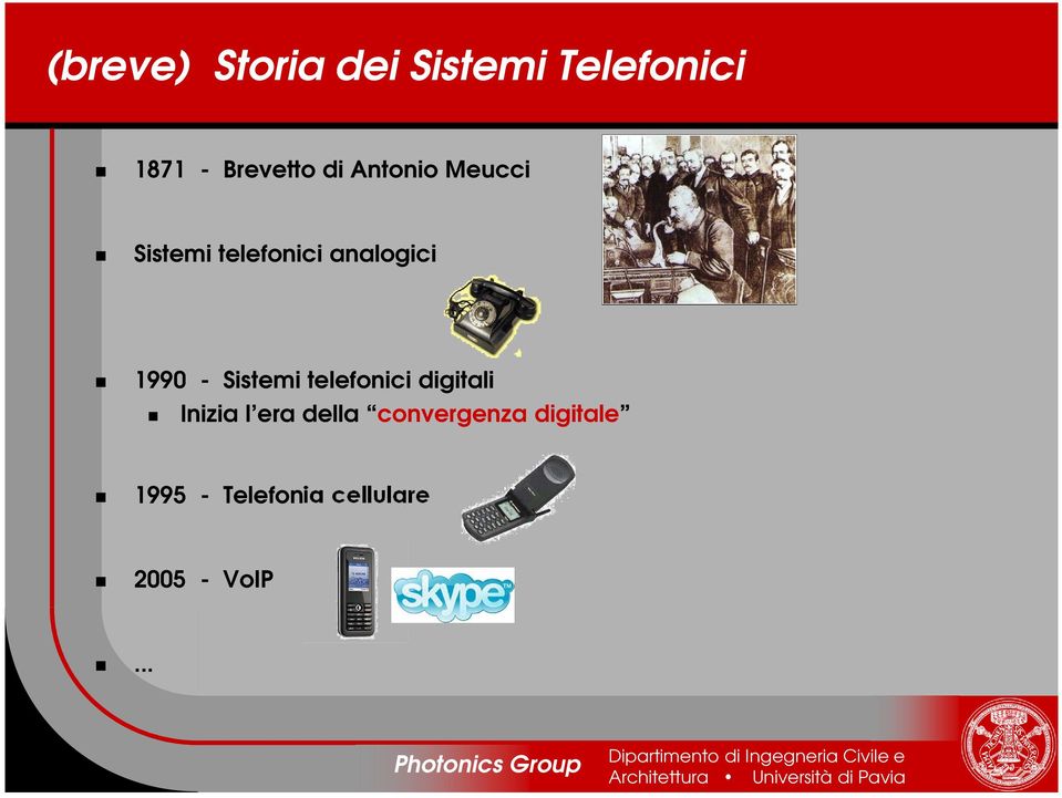 Sistemi telefonici digitali Inizia l era della