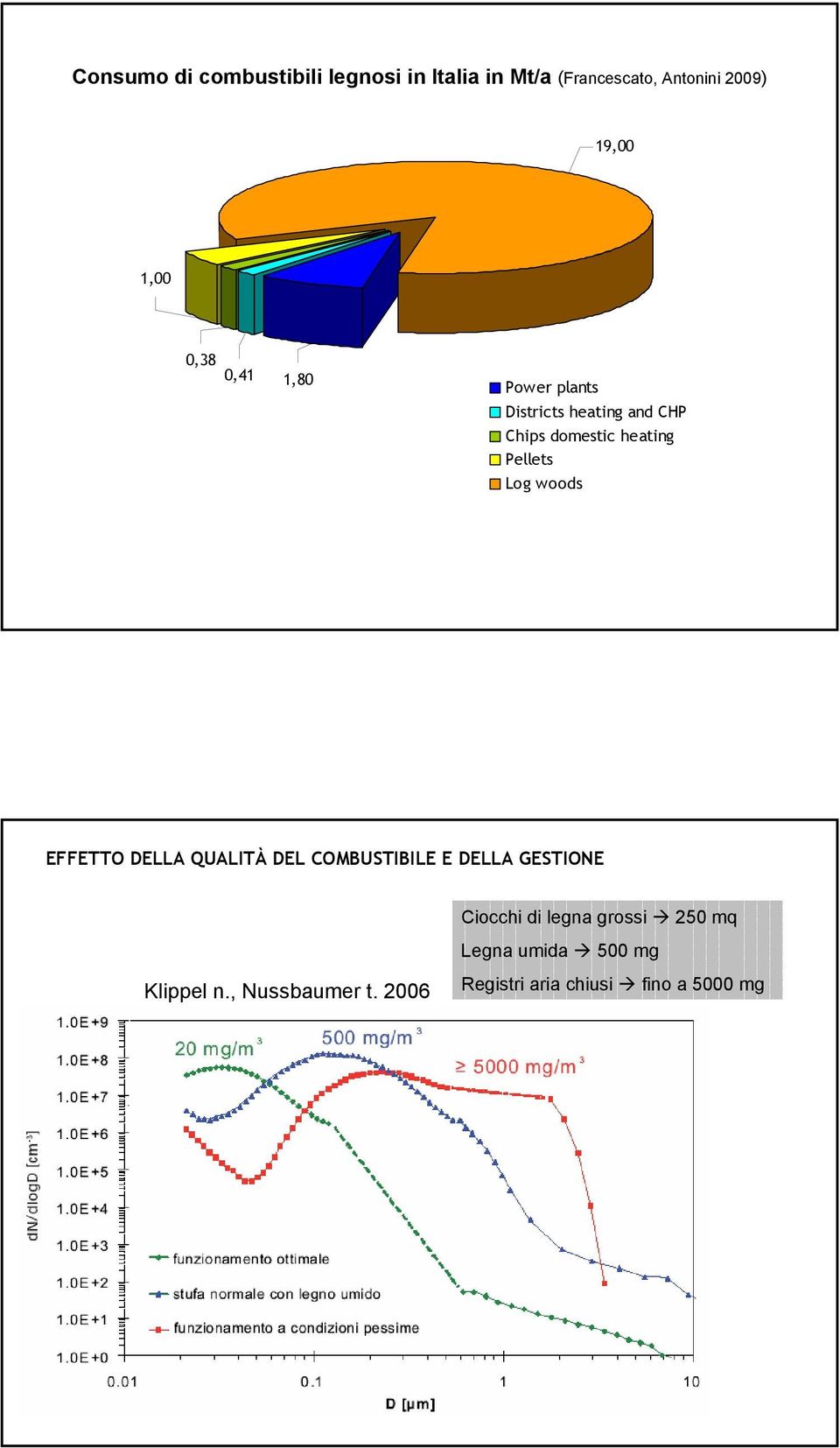 woods EFFETTO DELLA QUALITÀ DEL COMBUSTIBILE E DELLA GESTIONE Ciocchi di legna grossi 250