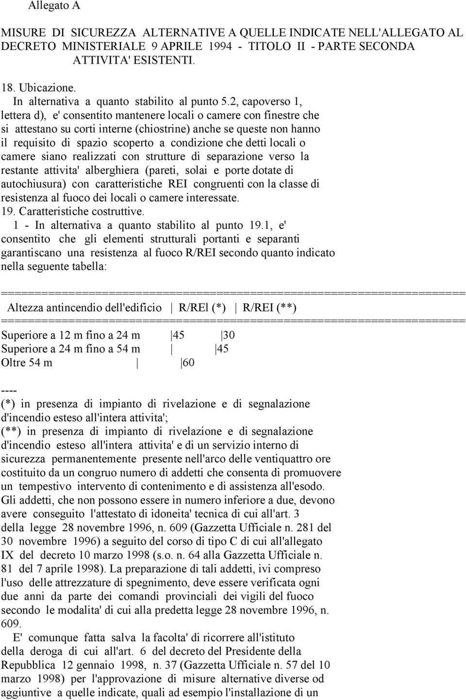 2, capoverso 1, lettera d), e' consentito mantenere locali o camere con finestre che si attestano su corti interne (chiostrine) anche se queste non hanno il requisito di spazio scoperto a condizione