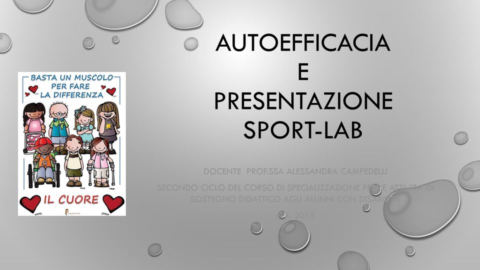 CORSO DI SPECIALIZZAZIONE PER LE ATTIVITA DI