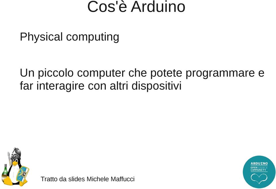 programmare e far interagire con