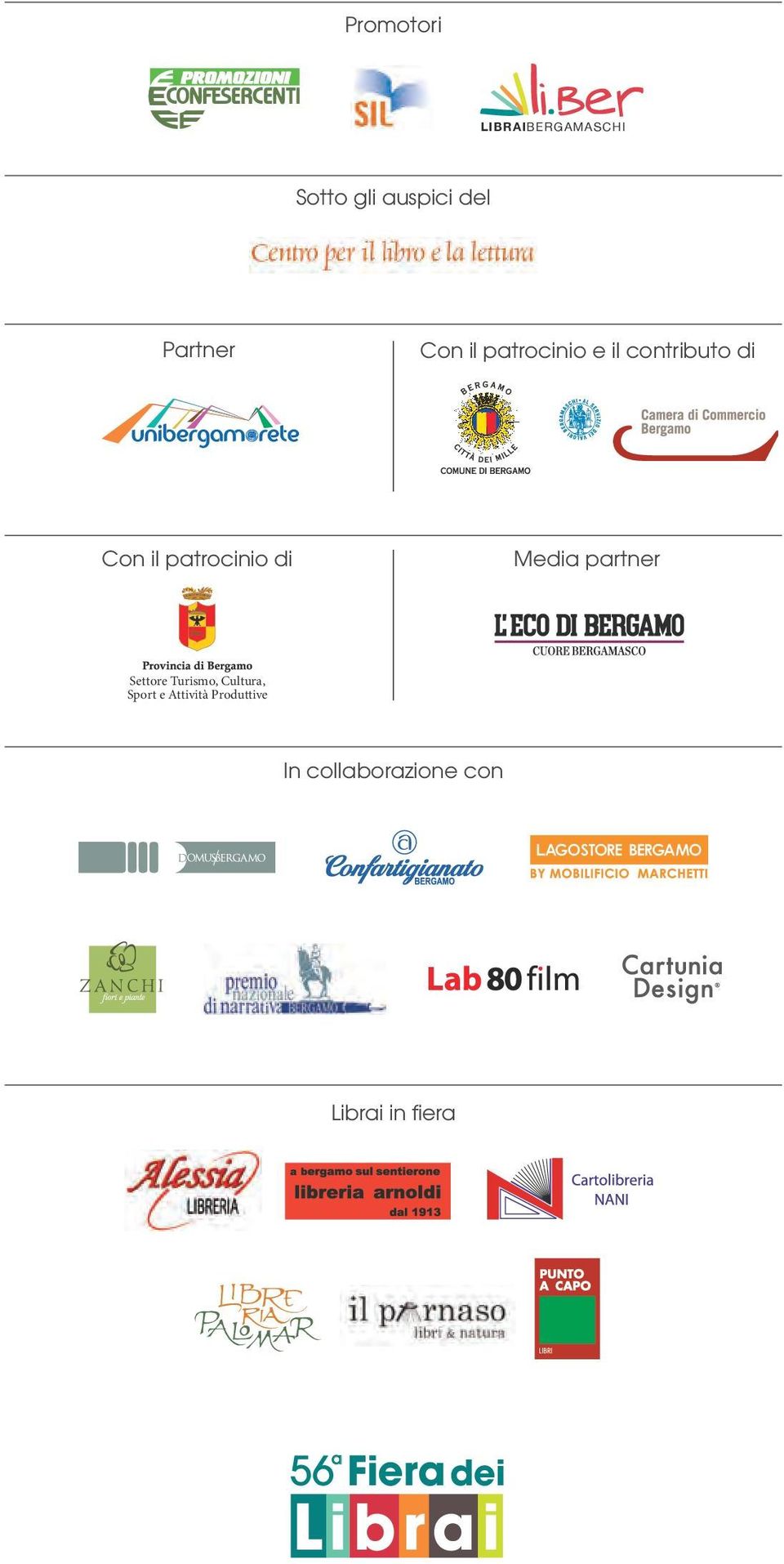 partner Settore Turismo, Cultura, Sport e Attività Produttive