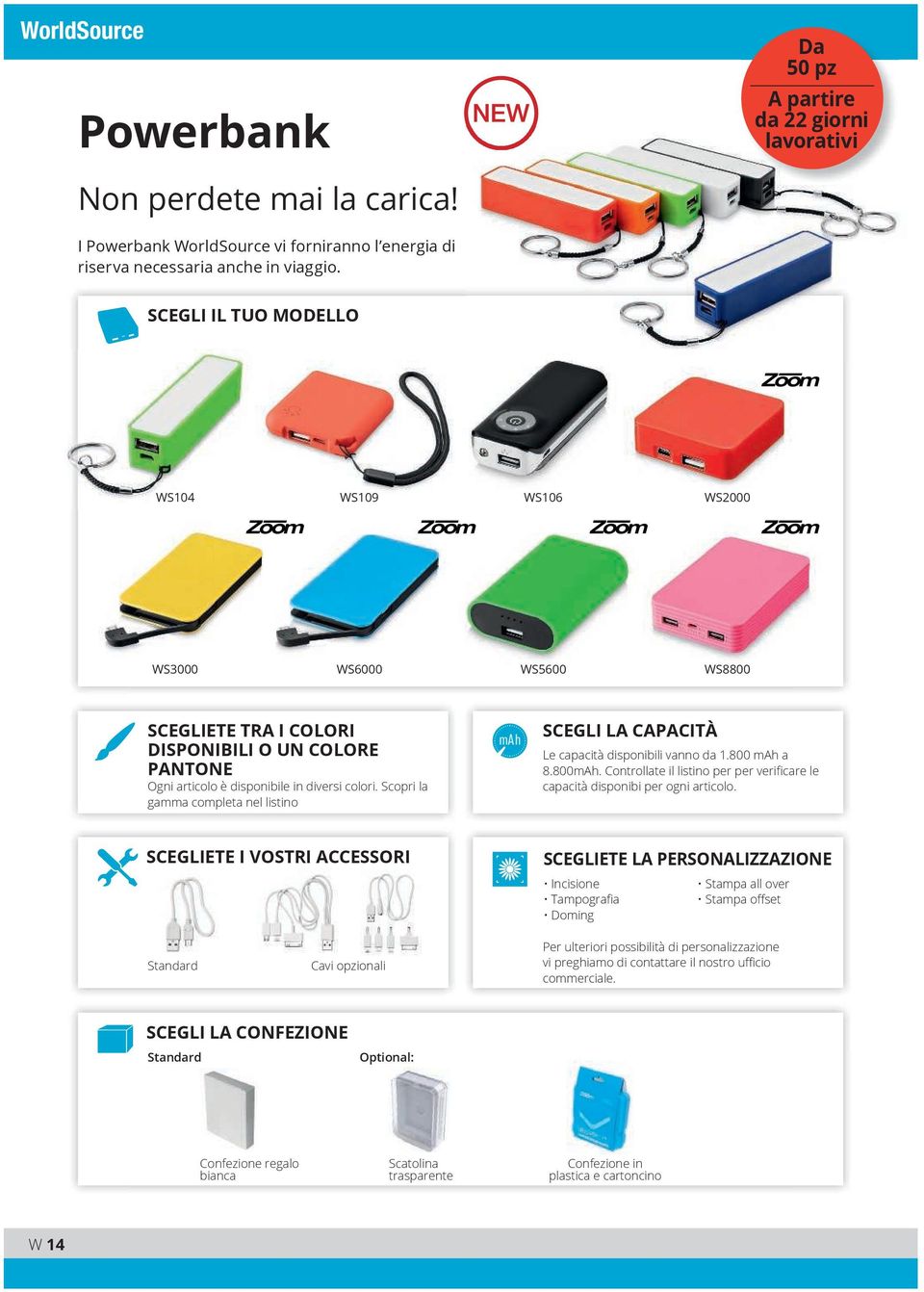 Scopri la gamma completa nel listino mah SCEGLI LA CAPACITÀ Le capacità disponibili vanno da 1.800 mah a 8.800mAh. Controllate il listino per per verificare le capacità disponibi per ogni articolo.