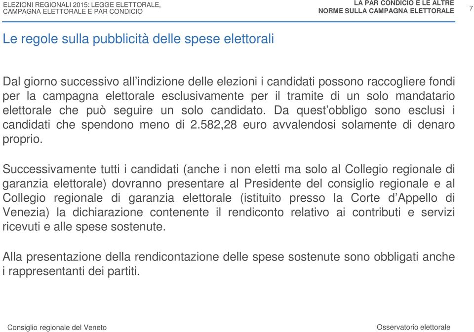 582,28 euro avvalendosi solamente di denaro proprio.