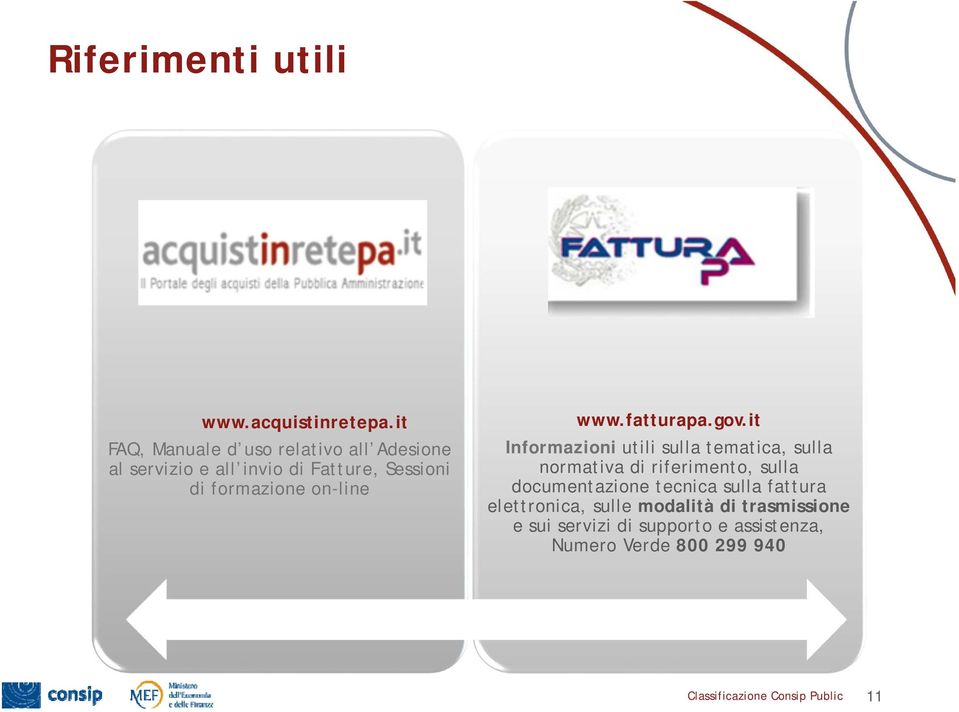 on-line www.fatturapa.gov.