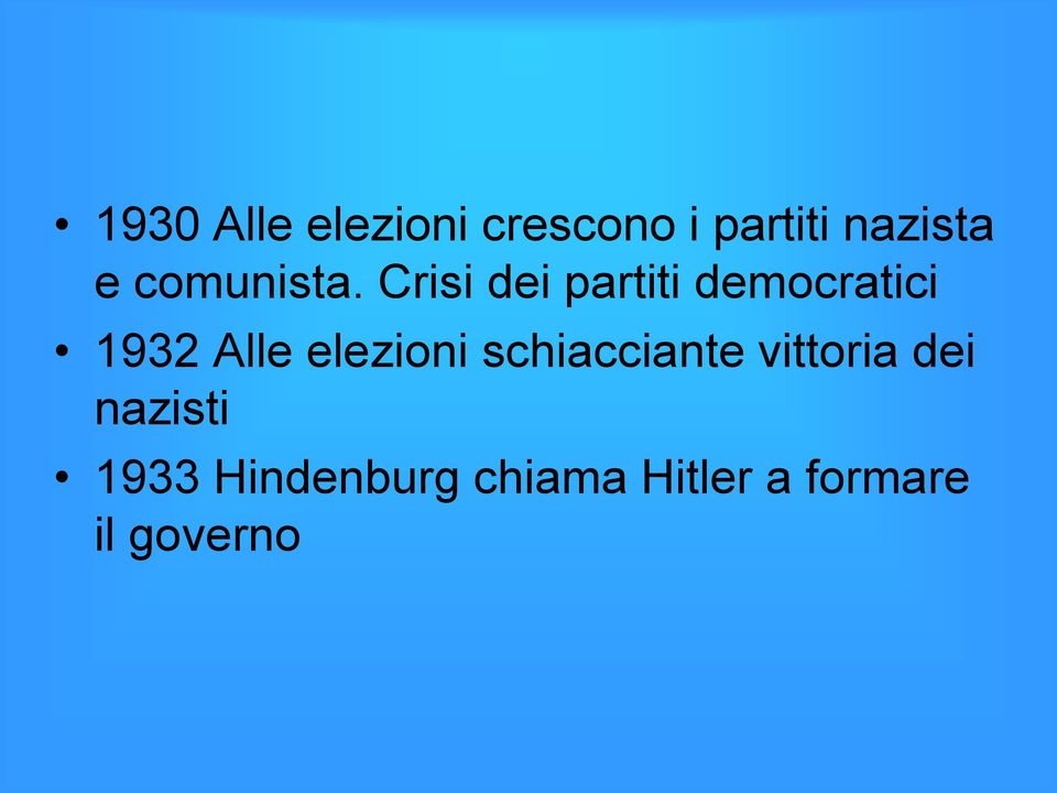 Crisi dei partiti democratici 1932 Alle