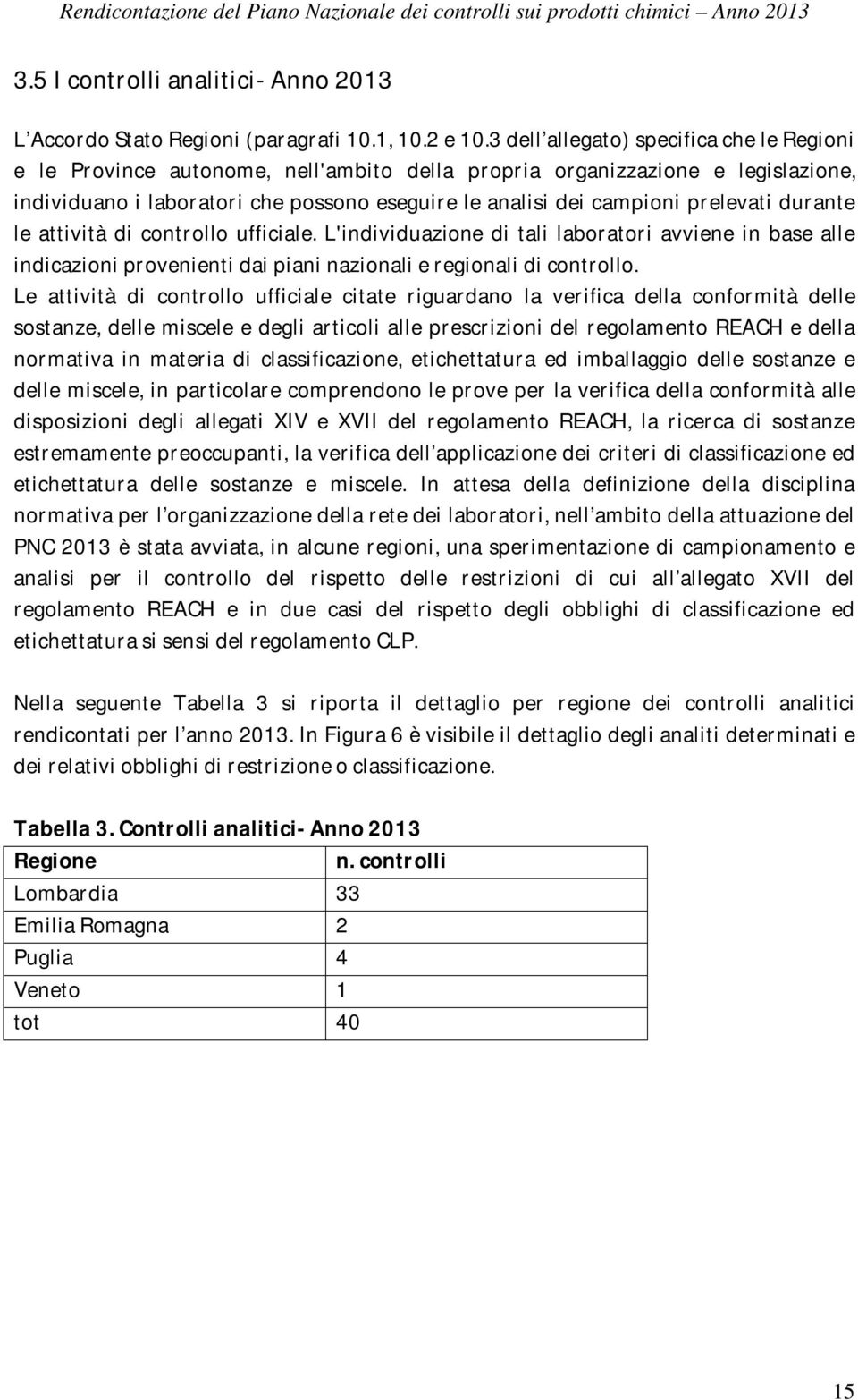 prelevati durante le attività di controllo ufficiale. L'individuazione di tali laboratori avviene in base alle indicazioni provenienti dai piani nazionali e regionali di controllo.