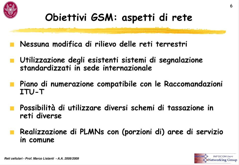 Piano di numerazione compatibile con le Raccomandazioni ITU-T Possibilità di utilizzare