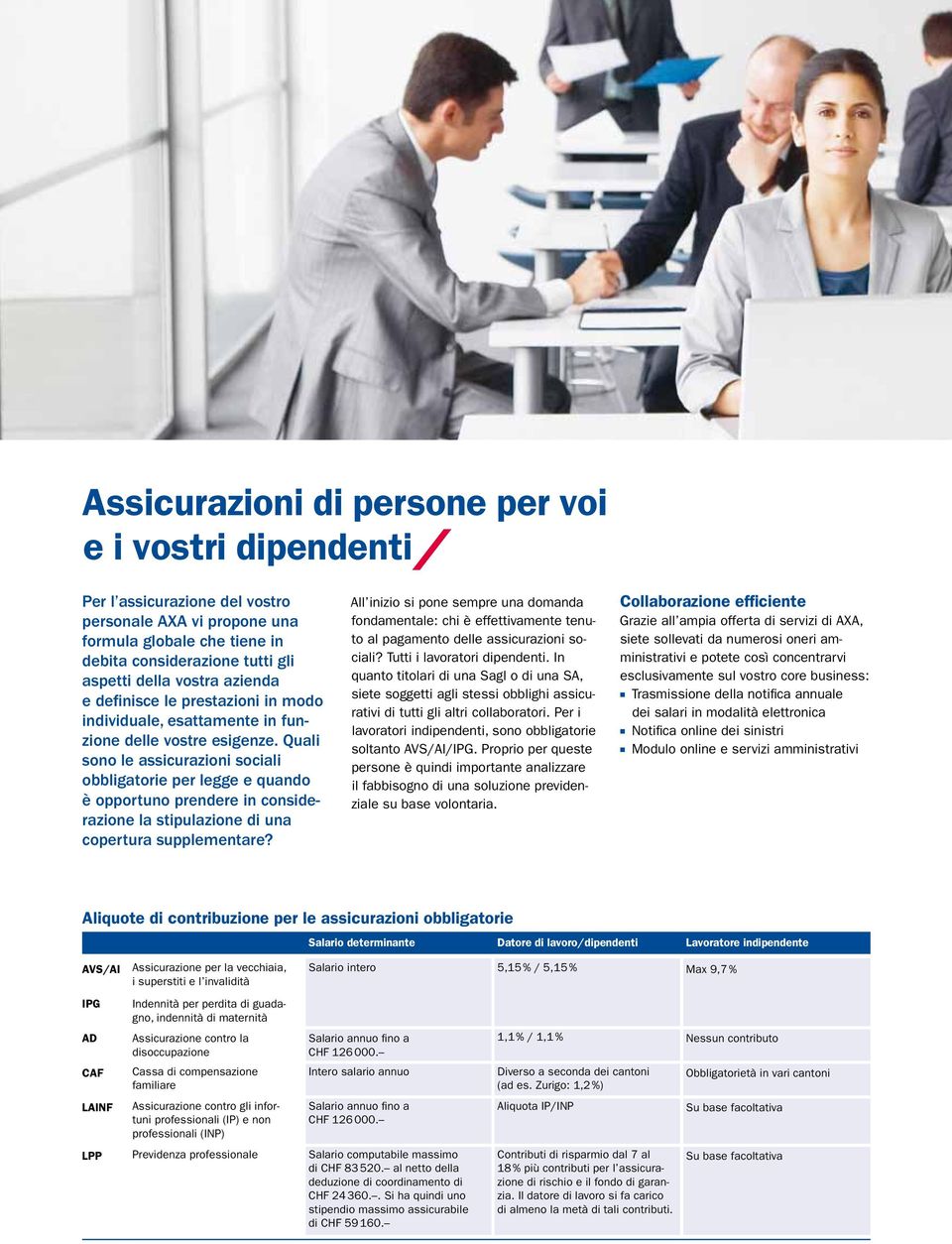 Quali sono le assicurazioni sociali obbligatorie per legge e quando è opportuno prendere in considerazione la stipulazione di una copertura supplementare?