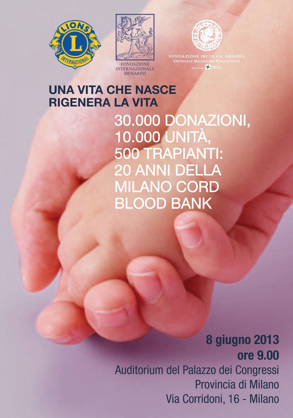 BLOOD BANK 8 giugno 2013 ore 9.