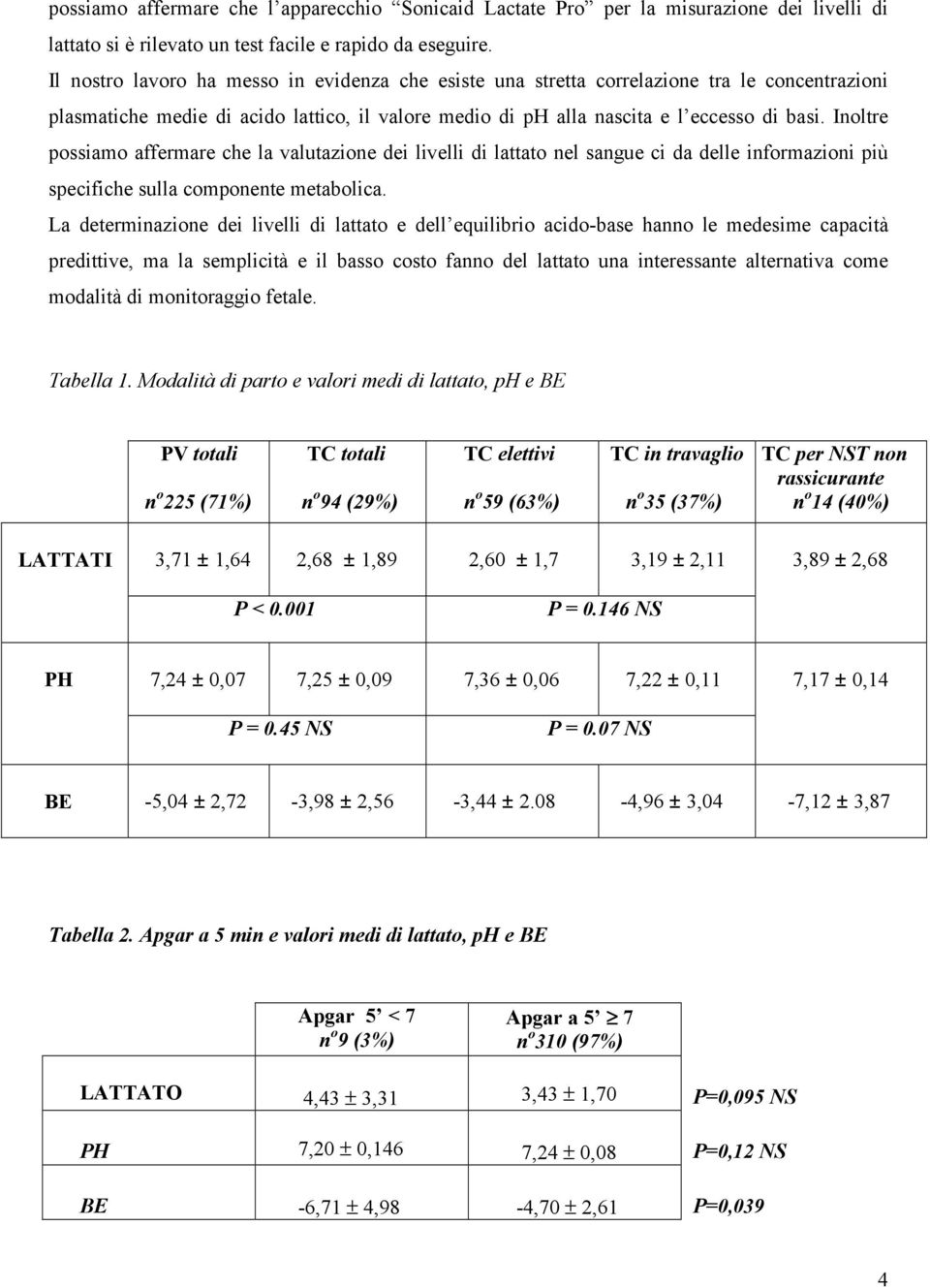 Inoltre possiamo affermare che la valutazione dei livelli di lattato nel sangue ci da delle informazioni più specifiche sulla componente metabolica.