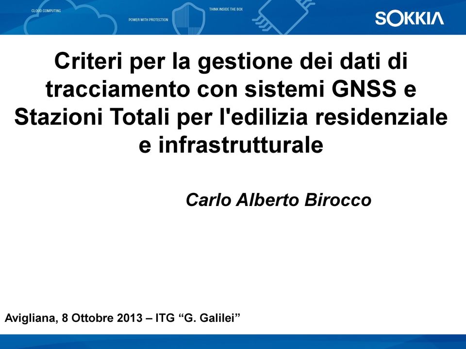 l'edilizia residenziale e infrastrutturale Carlo