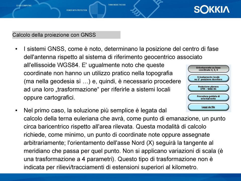 locali oppure cartografici.