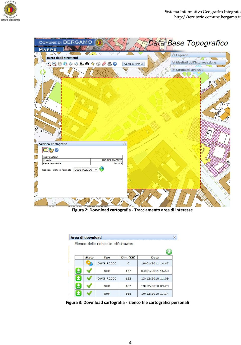 Figura 3: Download cartografia -