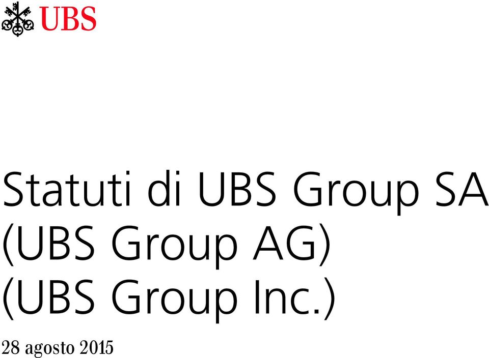 Group AG) (UBS